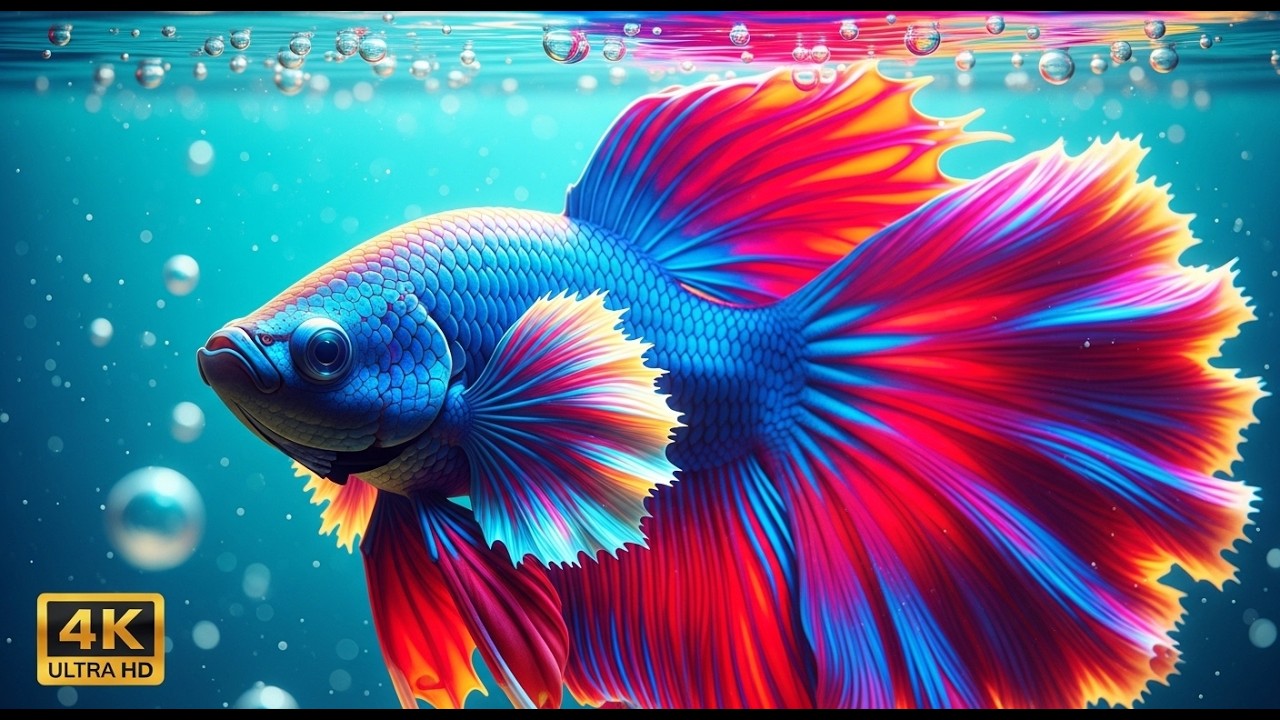 Peaceful Underwater World 4K 🐠 Healing Music for Anxiety Relief