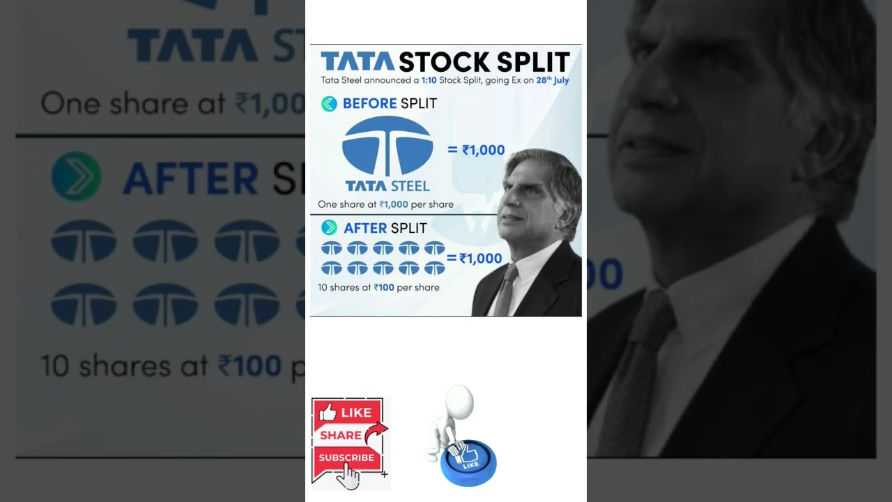 TATA STEEL STOCK SPLIT DETAILS (Non-compliant)