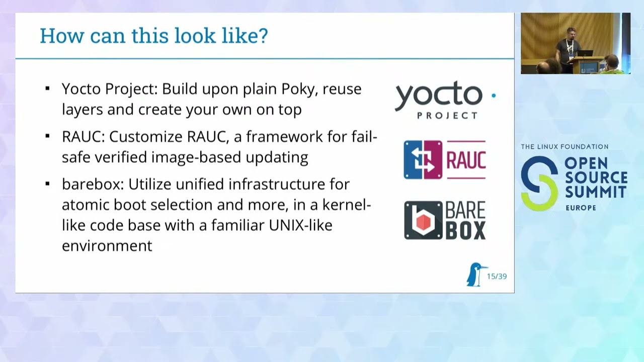 ELCE 2022: From Zero to A/B: Swimming Upstream with Yocto, Barebox and RAUC