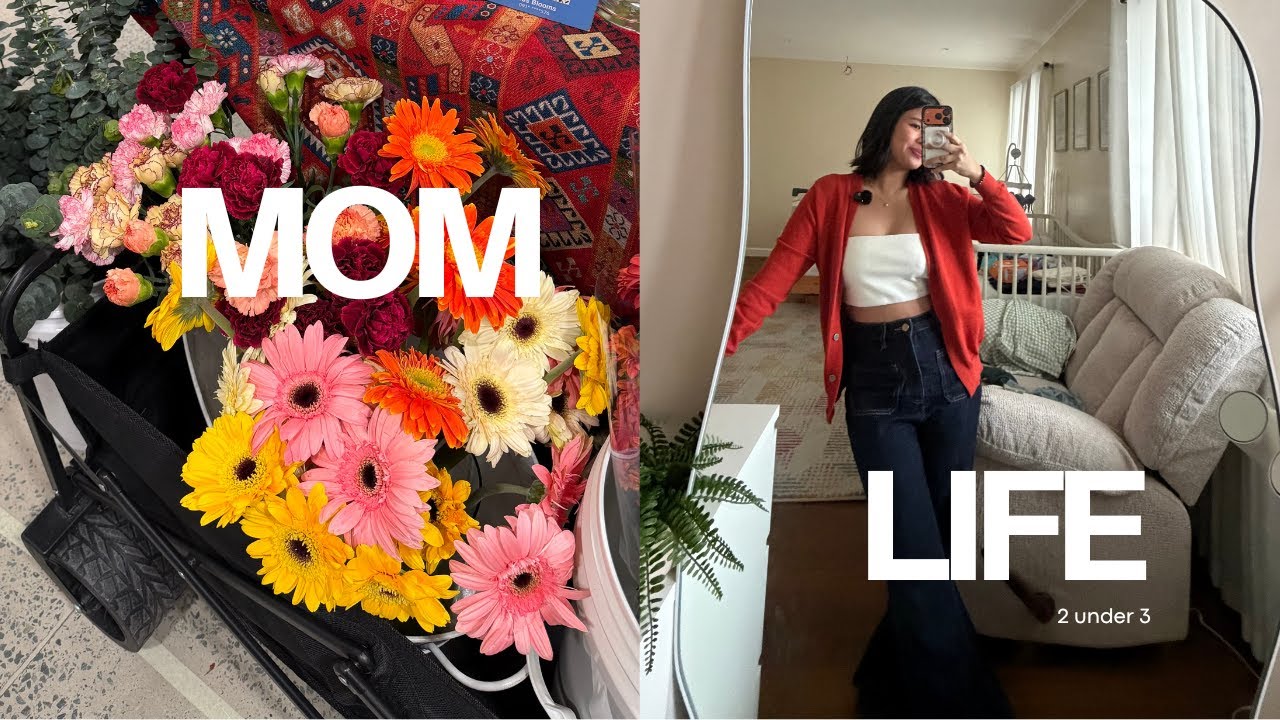 mom of 2 under 3 | packing for japan, christmas photoshoot & toddler's playdate