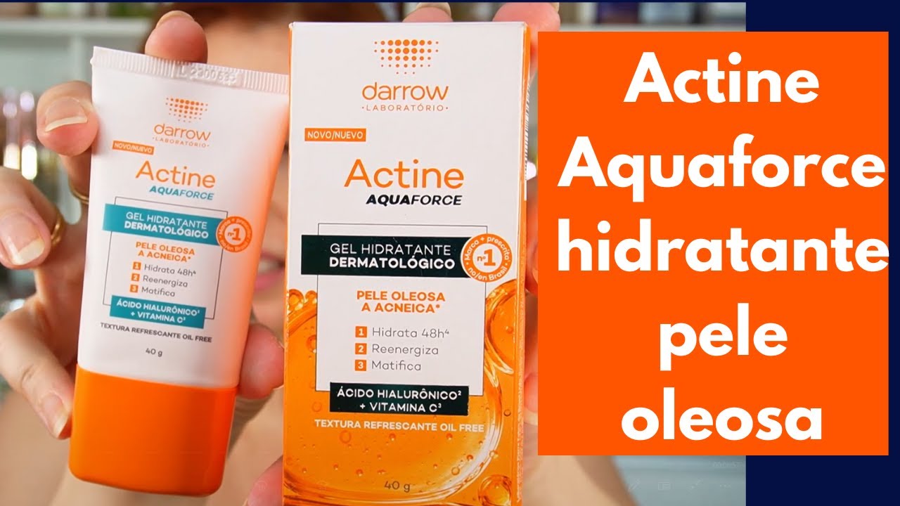 Actine Aquaforce: hidratante pele oleosa! Resenha