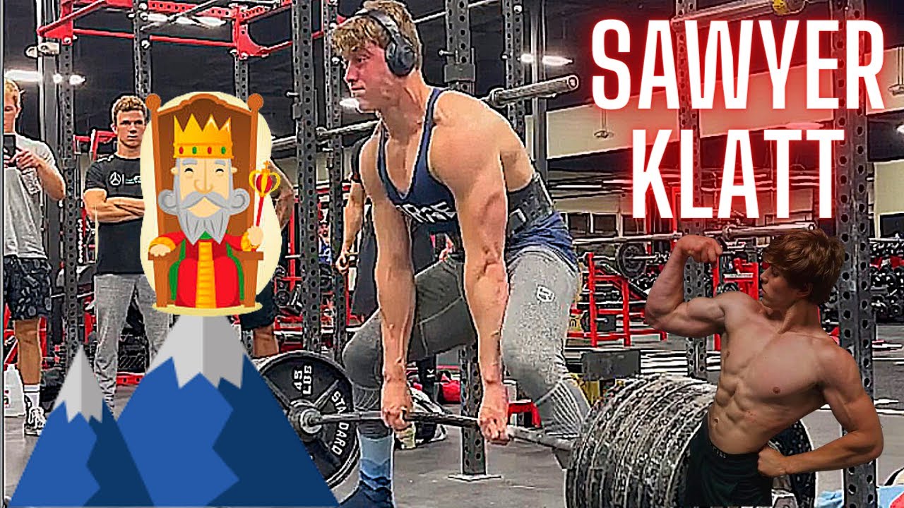 REACTING To Sawyer Klatt The Natty DEADLIFT Phenom!!😯👀