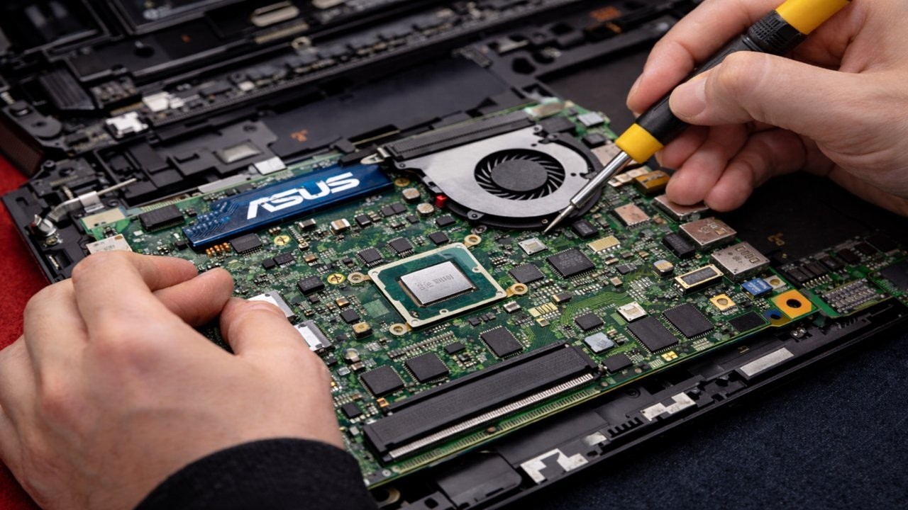 LIVE | ASUS Laptop Motherboard Fitting | Step by Step Full Process