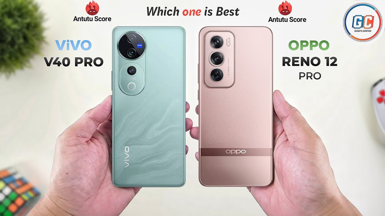 ViVO V40 Pro Vs OPPO Reno 12 Pro || Full Comparison ⚡ Which one is Best?