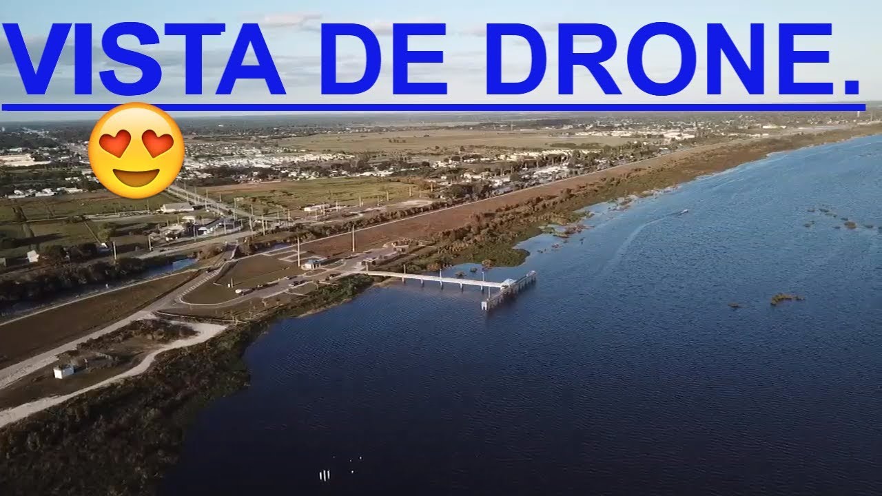 El Lago Okeechobee, el mas grande de la Florida. Parece un mar.