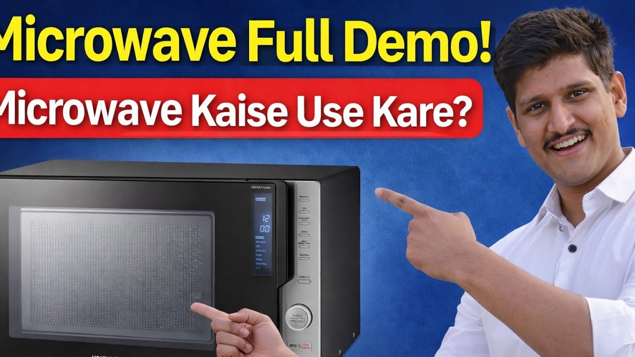 Voltas Beko 🔥Microwave Oven Full Demo 🔥🔥| Complete Guide in Hindi | Microwave Kaise Use Kare Step 💞🔥