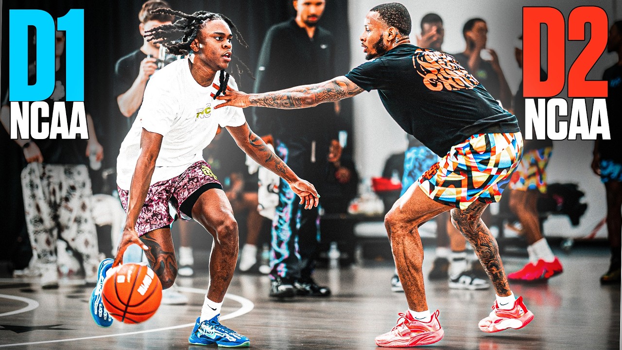 NCAA D1 Hooper vs D2 Hooper For $1,000 Was INSANE&hellip;