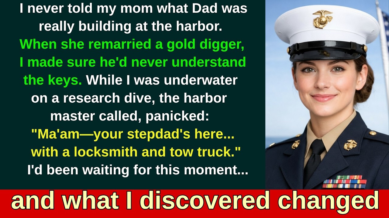 I Never Told My Mom What Dad Left at His Private Dock — Her New Husband Showed Up with a Tow Truck..