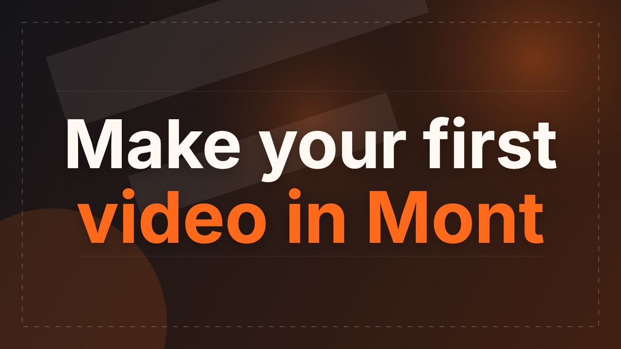 Как снять своё первое видео в Монтане