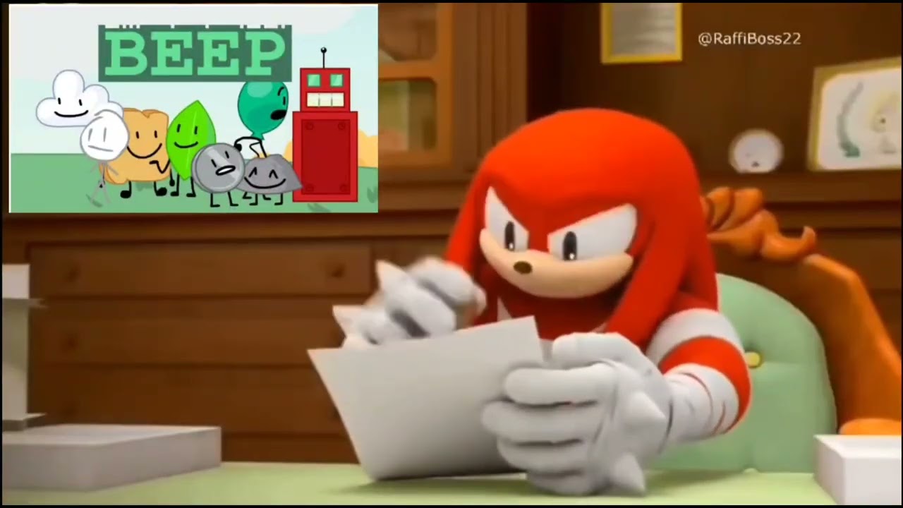 Knuckles Approves BFDI Teams
