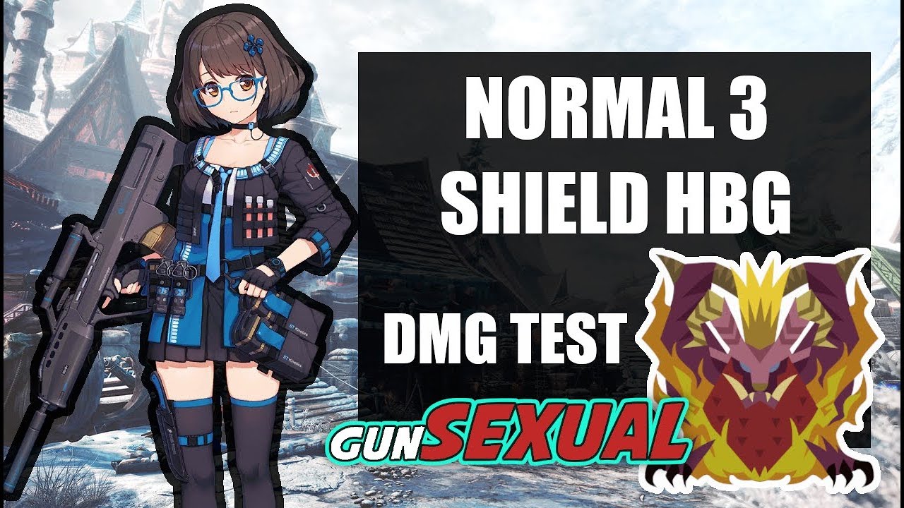 NORMAL 3 SAFI SHIELD HBG | MHWORLD: Iceborne - DMG TEST (Rapid Cannon)