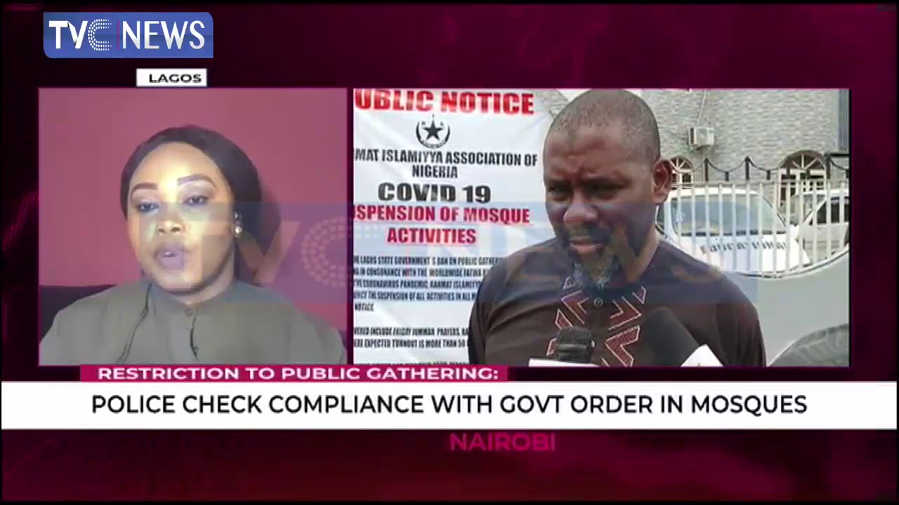 TVC News Correspondent, Ivy Kanu speaks on Police enforcement of No gathering Order