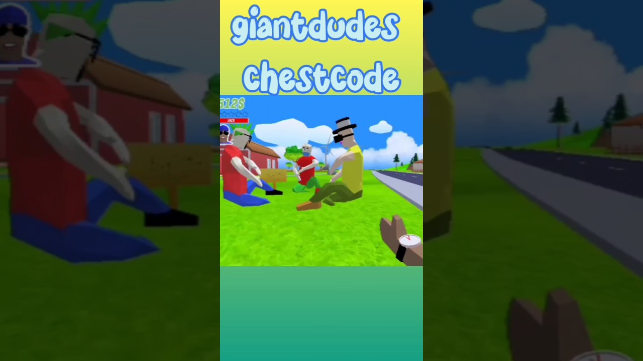 (dude theft wars) how to use giantdudes cheat code 