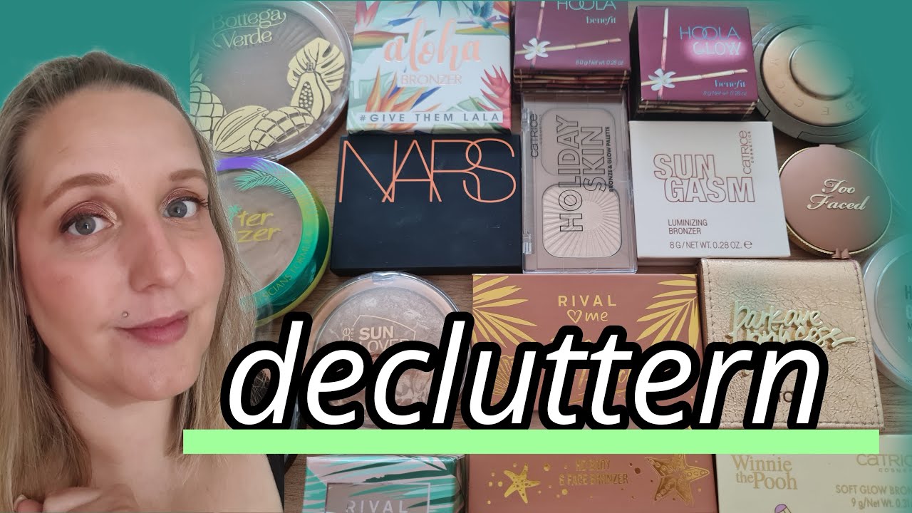 Decluttern 2025🔍|Bronzersammlung ✨