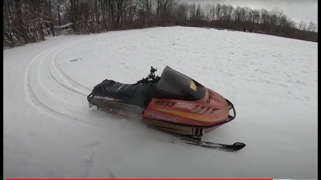 95' SkiDoo Formula Z  583 Rotax First ride in 12 years