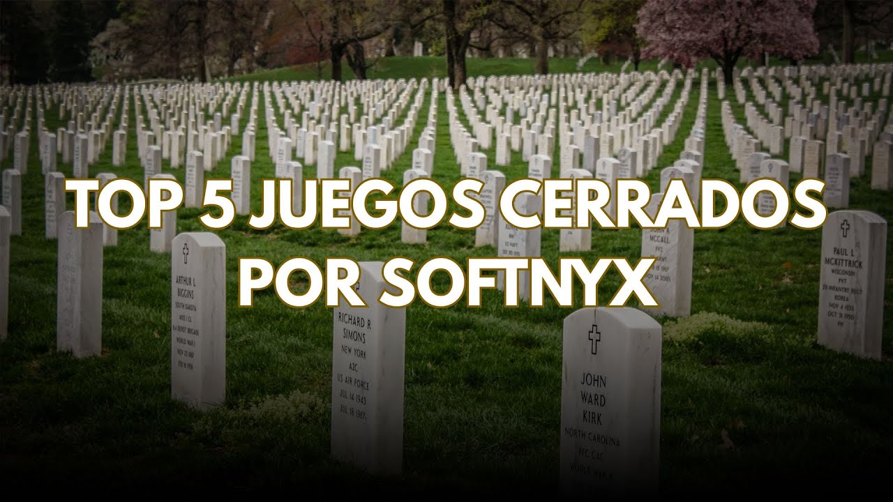 Top 5 juegos cerrados por Softnyx