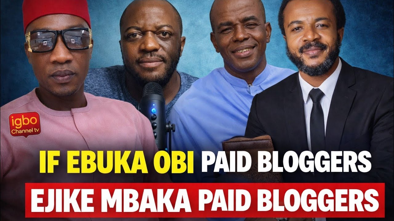 EBUKA OBI PAID BLOGGERS REV FATHER EJIKE MBAKA PAID BLOGGERS - THE TRUTH WE MUST KNOW