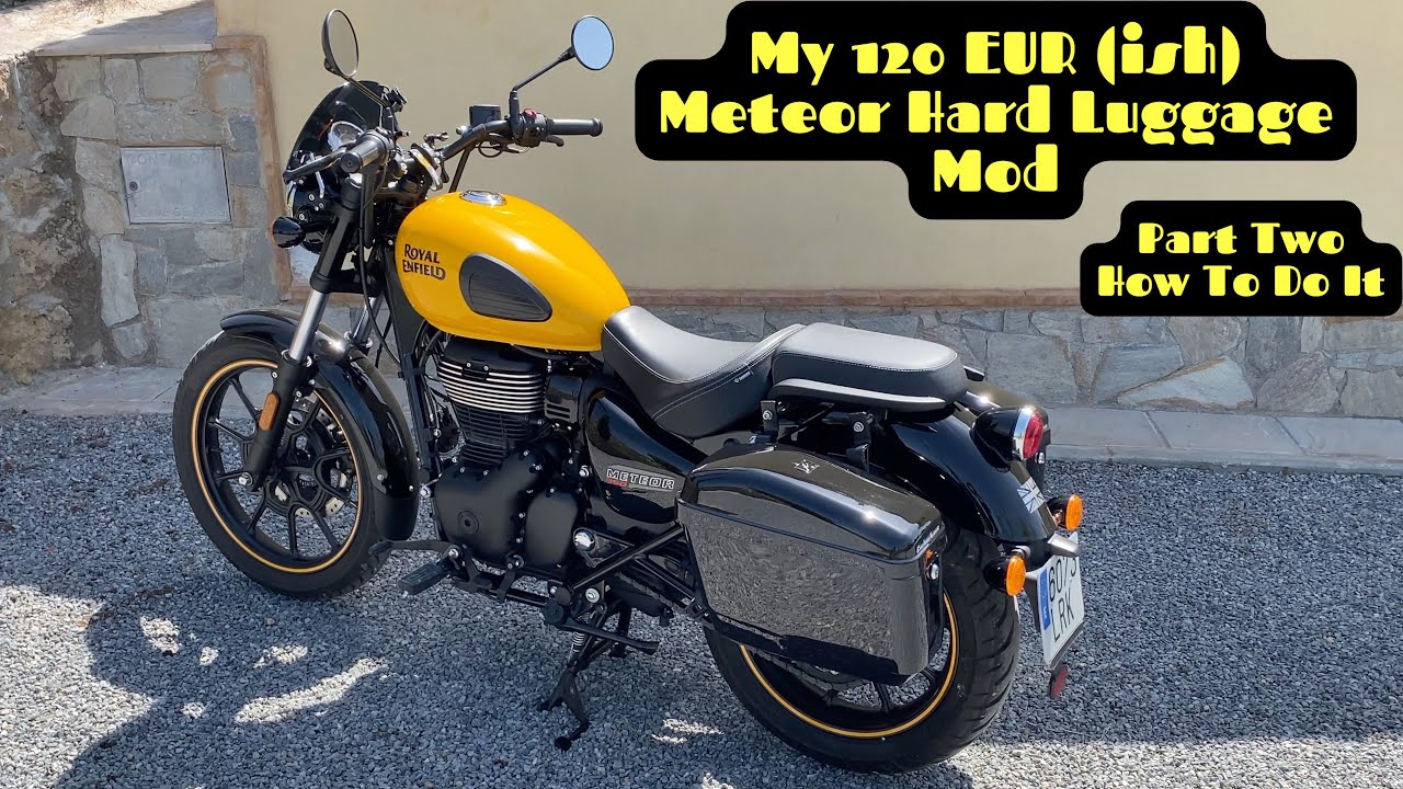 Royal Enfield Meteor 350 - My &euro;120 (ish) Hard Luggage Solution For The Royal Enfield Meteor 350 (2)