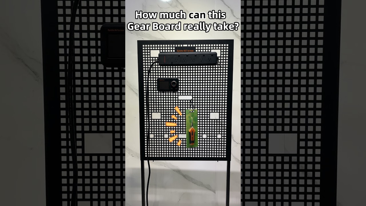 How Much Can the Gear Board Hold? 🧰🌱  #smartgrow #spiderfarmerled