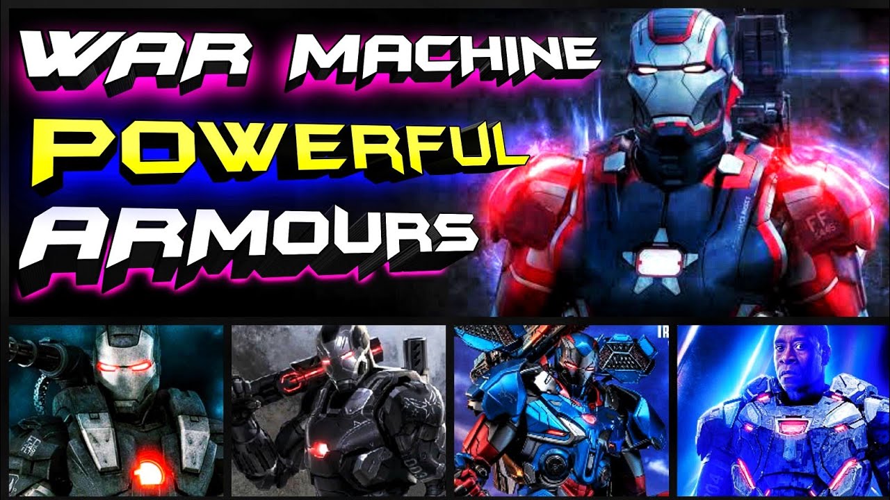WarMachine Every Armour Explained