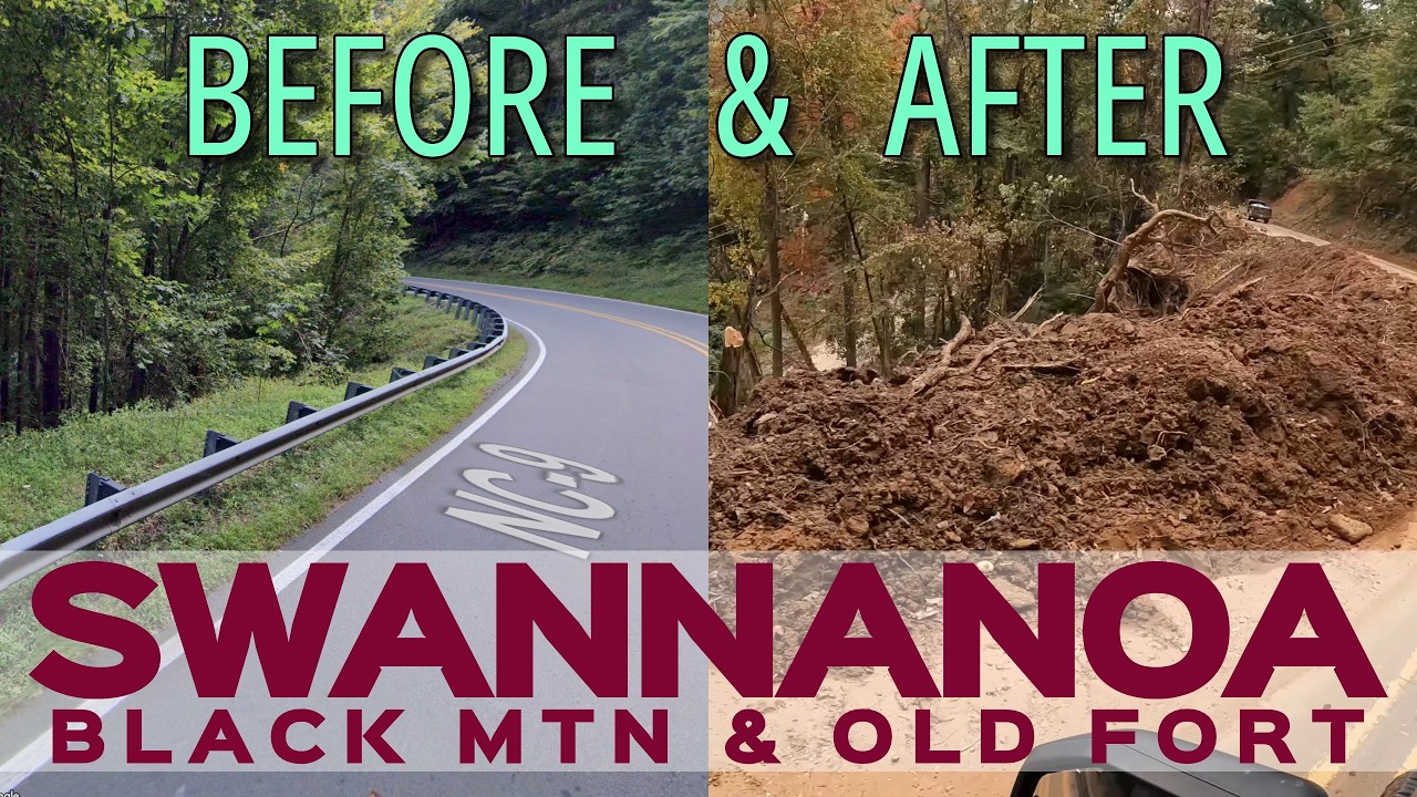Swannanoa, NC - Hurricane Helene - Before & After