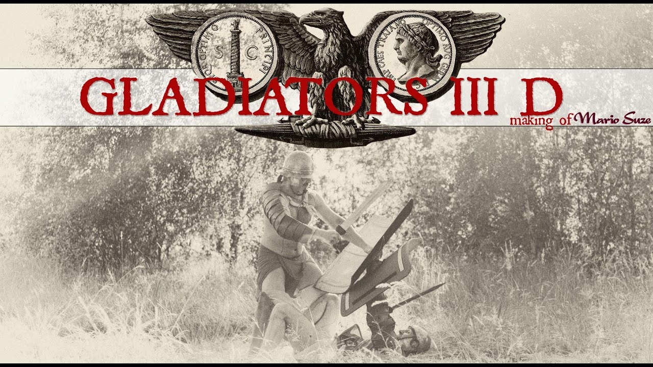 Gladiators 3D - stereoscopic movie (making of by stereographer Mario Suze) vol.1