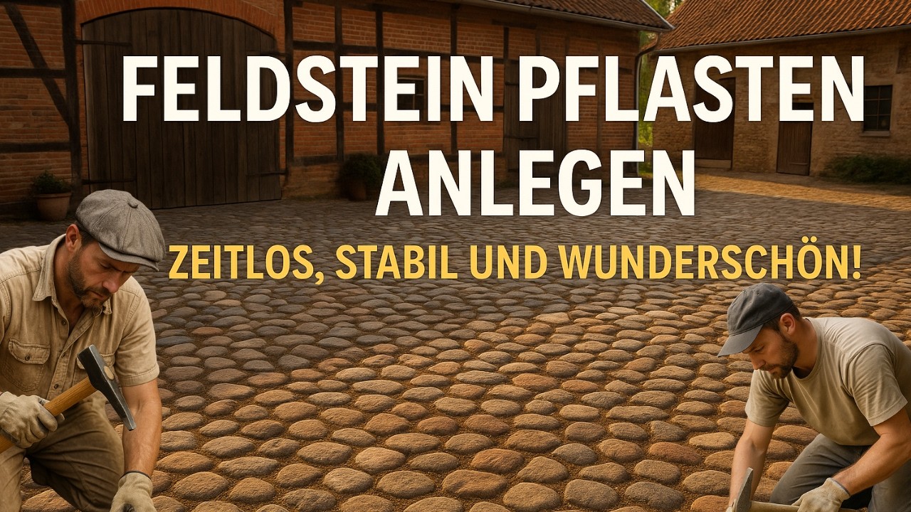 Feldstein-Pflaster anlegen wie vor 100 Jahren – Traditionell & langlebig!