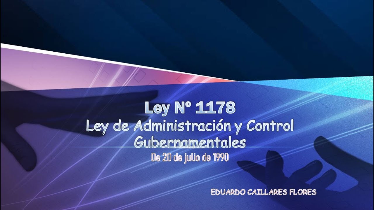 Ley 1178   Modulo 1