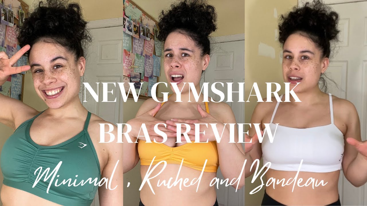 New Gymshark Bras Review (Minimal, Ruched + Bandeau)