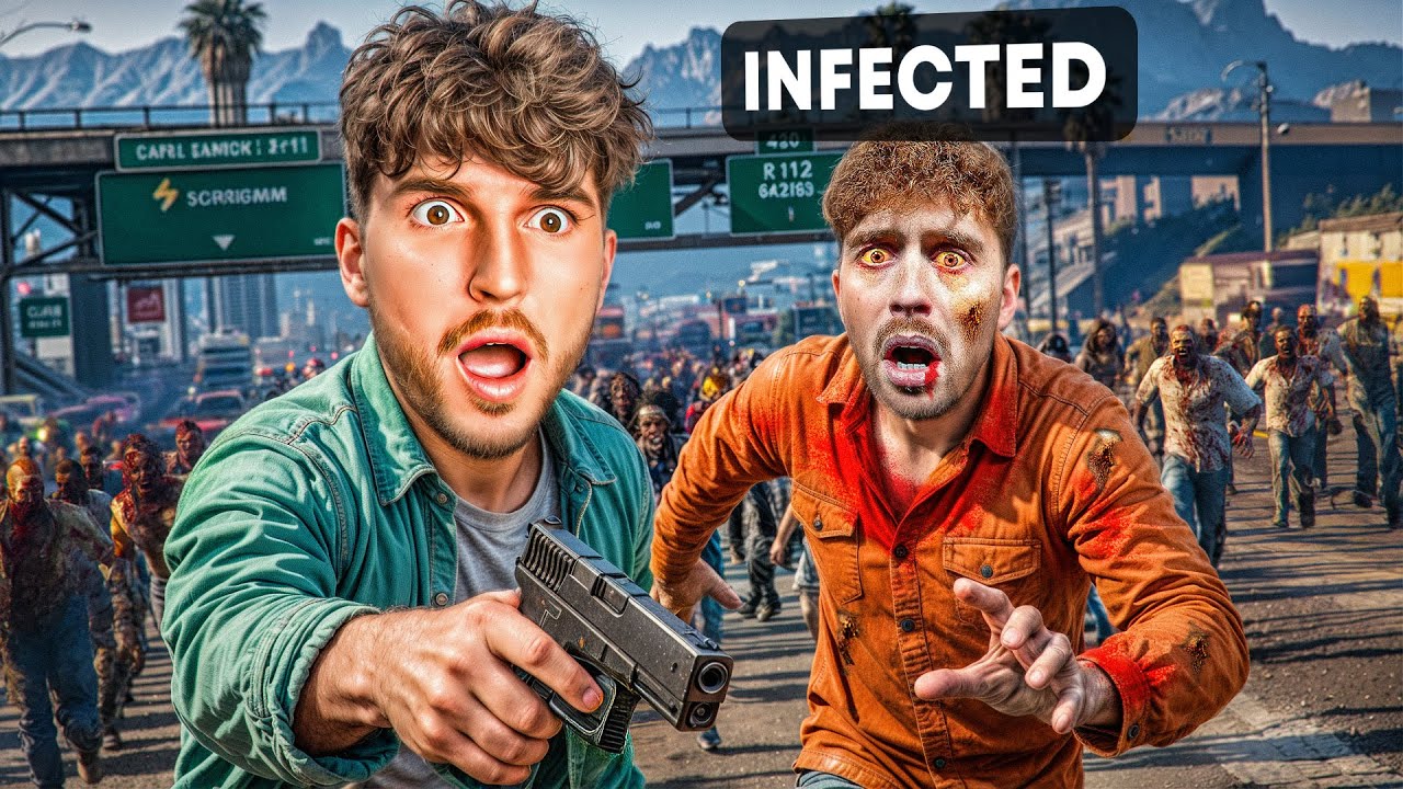 I Got INFECTED In ZOMBIE APOCALYPSE.. (GTA 5)