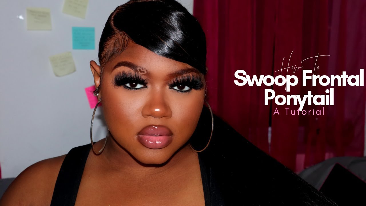 Swoop Frontal Ponytail 💕| Extended Ponytail| Ashley Michelle