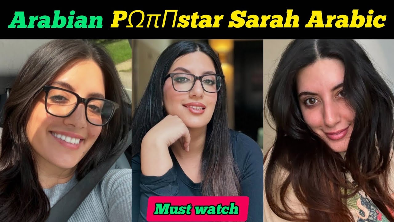 Famous actress and social media influencer Sarah Arabic | Sarah Arabic biography