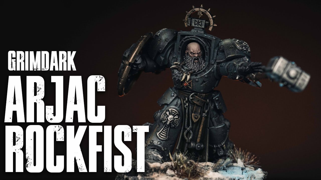 Arjac Rockfist || Space wolves || Grimdark || New recipe + Pre weathering