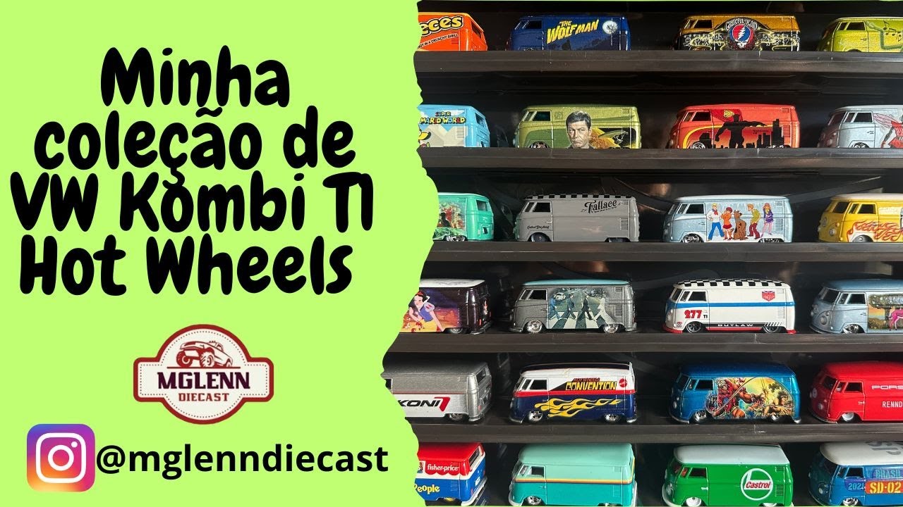 Minha coleção de VW T1 Hot Wheels
