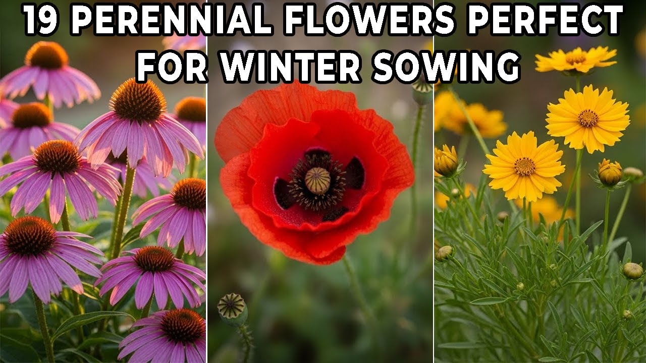 19 Perennial Flowers Perfect for Winter Sowing! ❄️🌸