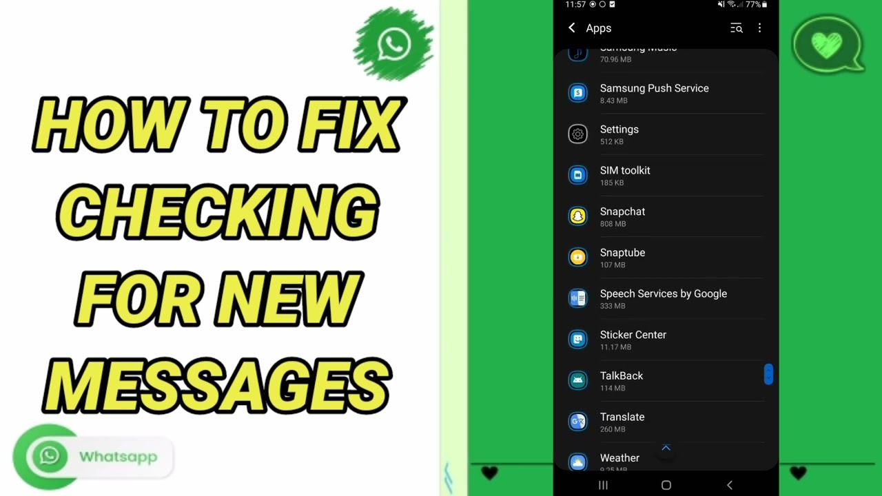 How To Fix Checking For New Messages On Whatsapp App