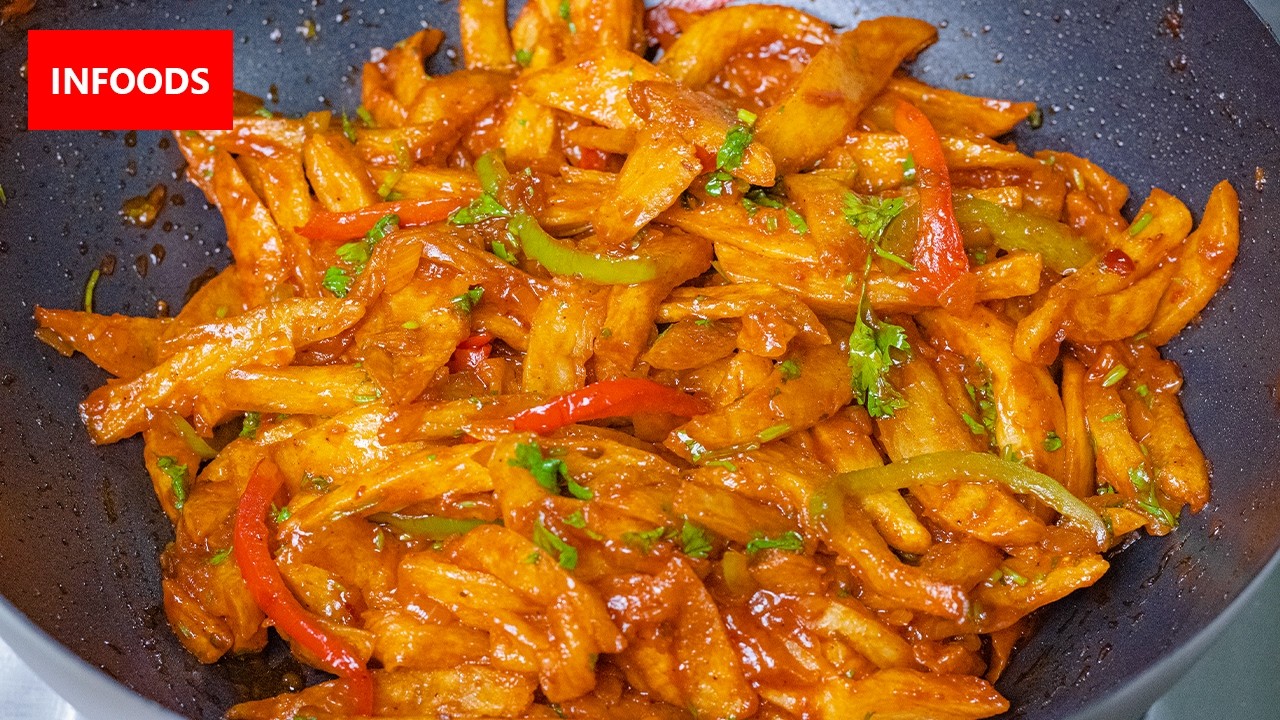 Peri Peri Chips Masala Recipe | How to Make Peri Peri Chips Masala | Infoods