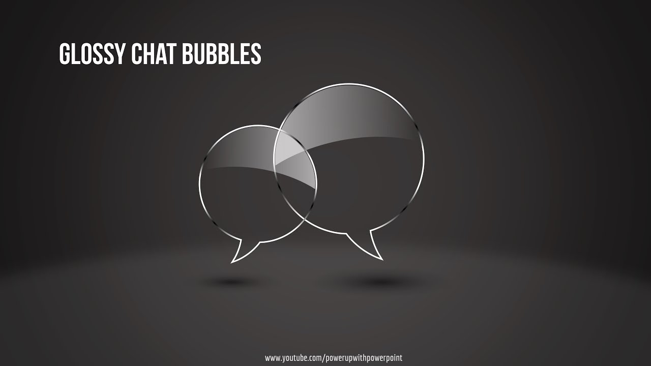 16.Create Glossy Chat Bubbles infographic|Powerpoint Presentation|Graphic Design|Free Template