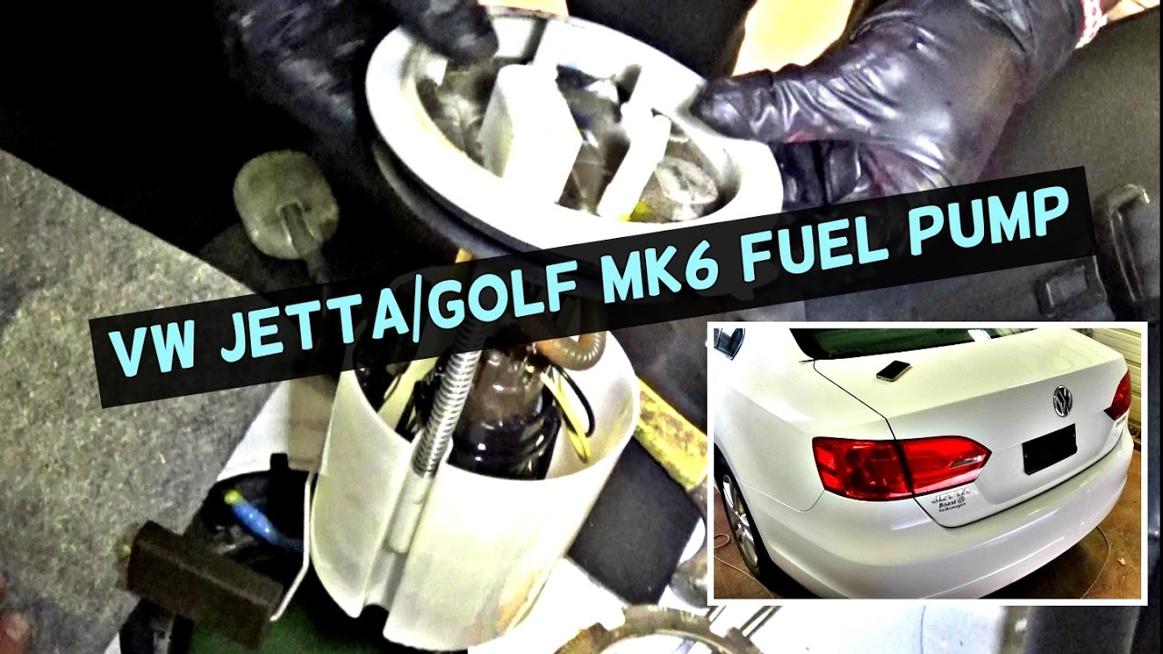 VW JETTA MK6 FUEL PUMP REPLACEMENT REMOVAL | VW GOLF MK6