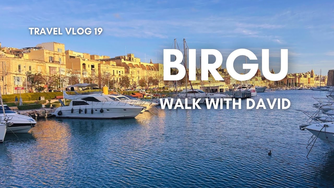 Three Cities Birgu | Malta | Walking Tour | 4K 60fps HDR | Travel Vlog 19