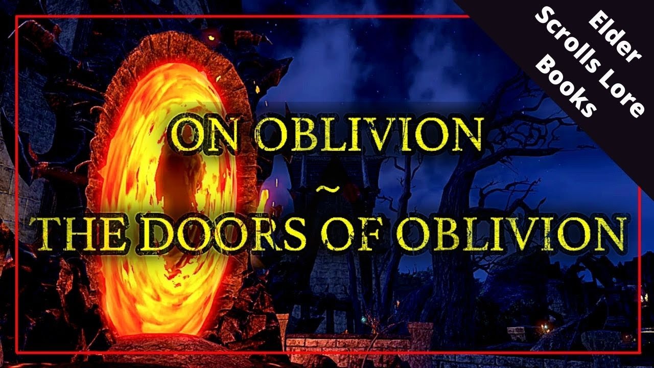 On Oblivion, The Doors Of Oblivion | Twin Elder Scrolls Lore Books