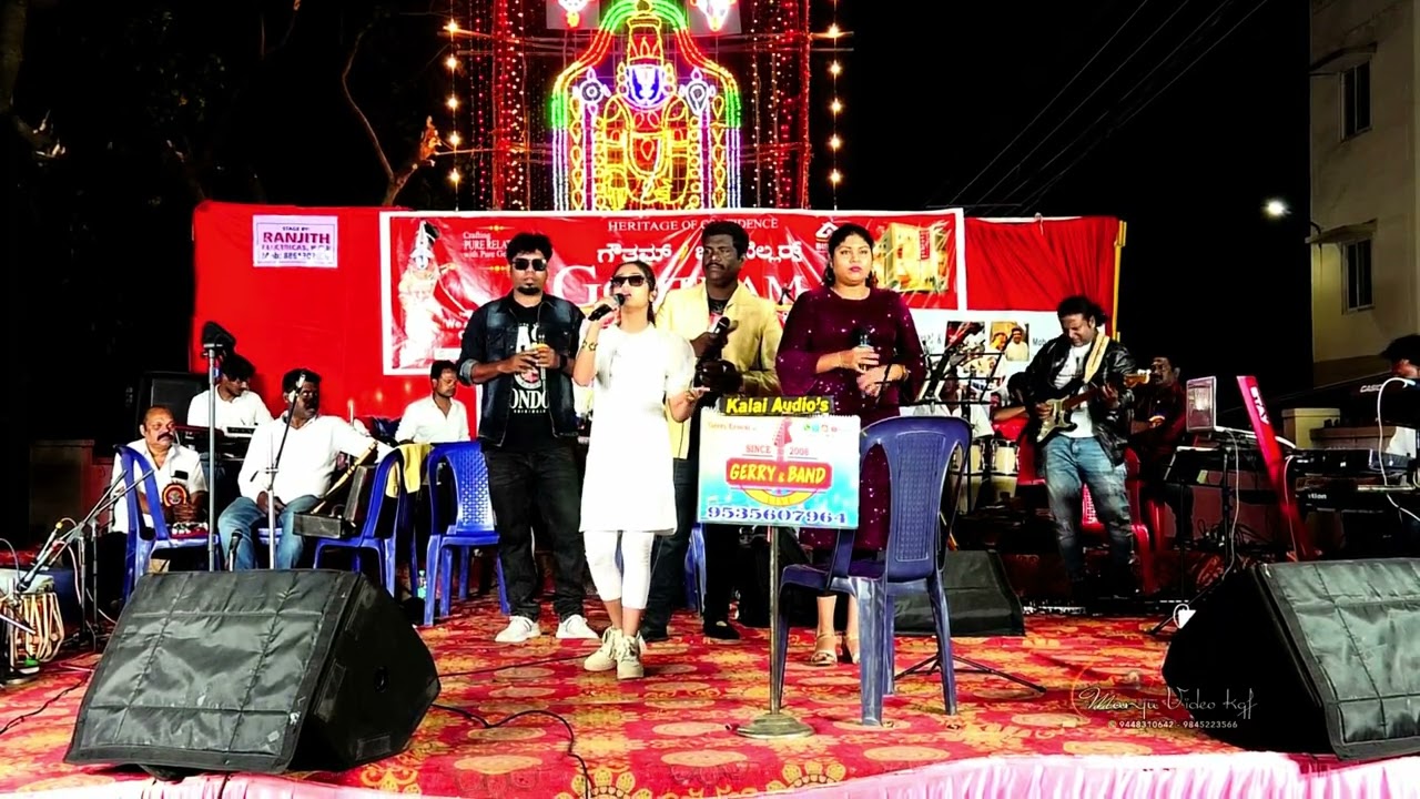 Gerry&Band live performance,Sun Singer Rihana rocking #gerryandband #arrahman #music 