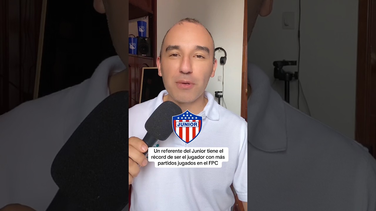 Referente de Junior tiene r&eacute;cord de m&aacute;s partidos jugados en el FPC. #futbol #ligabetplay #juniorfc