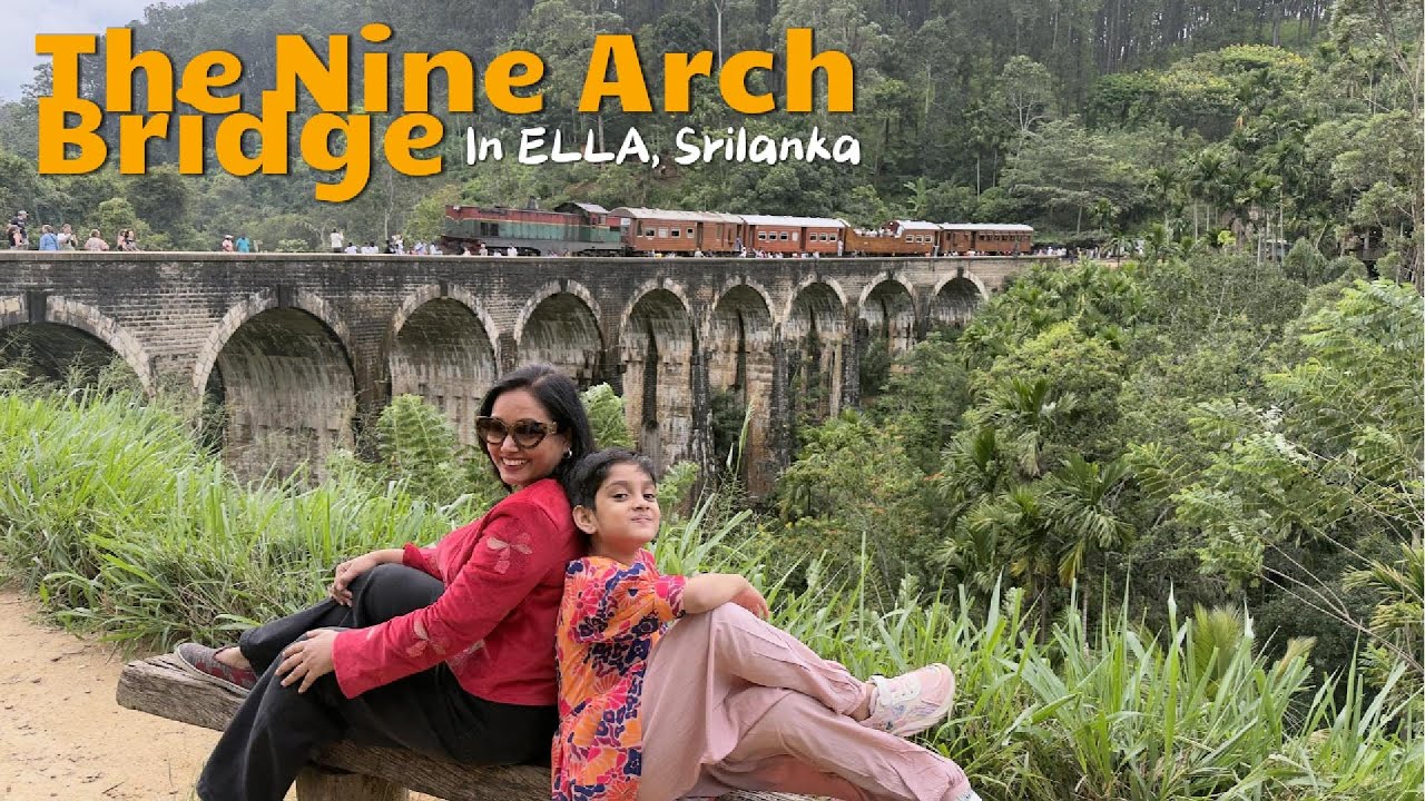 Visiting the 9 Arch Bridge in Ella, Sri Lanka #travel #asia