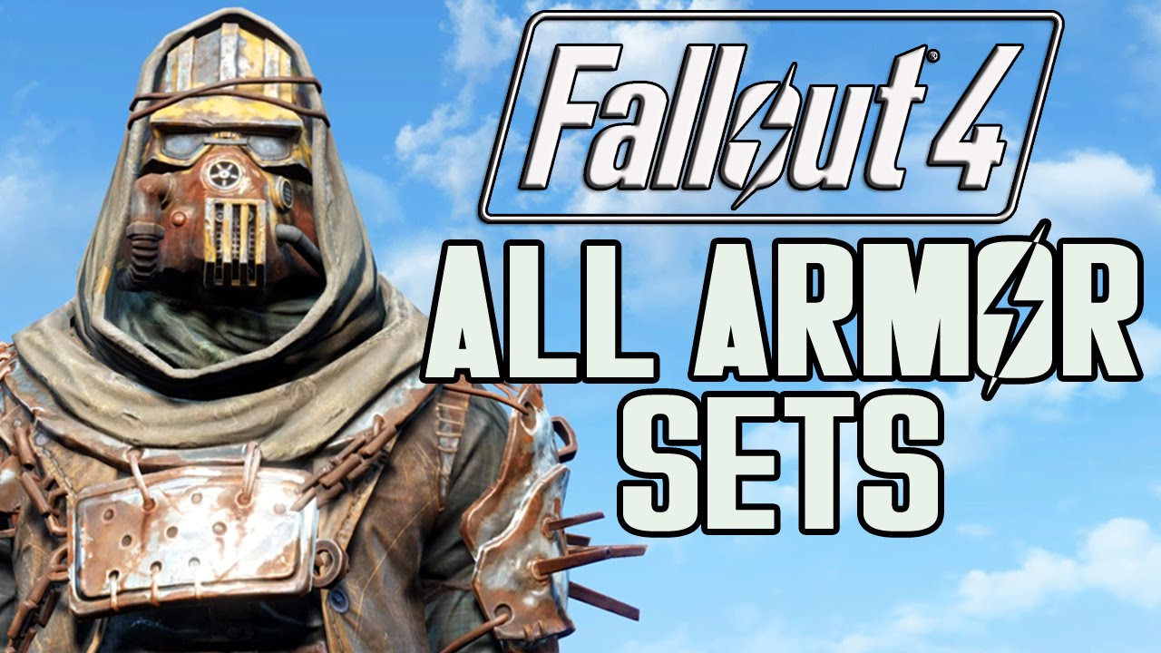 FALLOUT 4 - ALL ARMOR SETS!