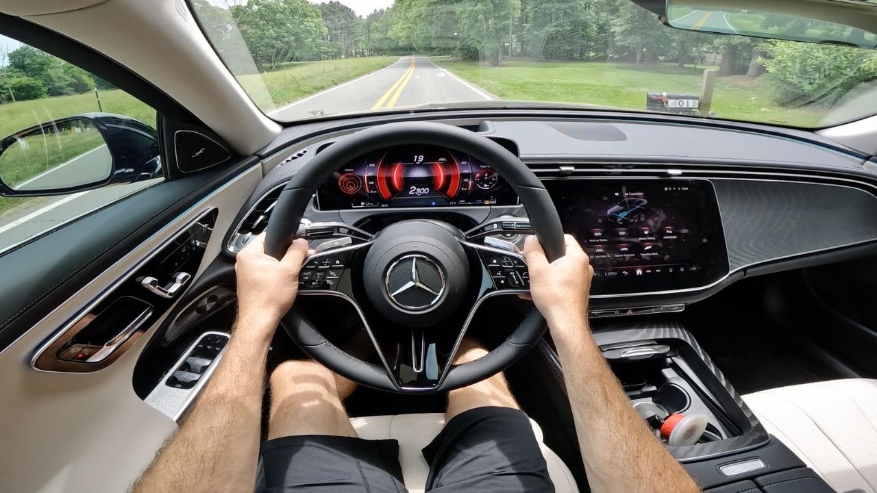 2024 Mercedes Benz E350: POV Drive, Impressions and ASMR