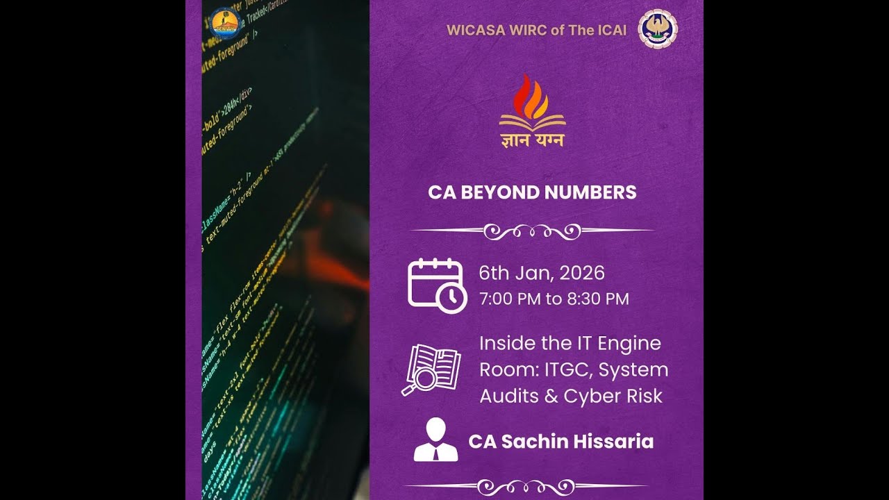 CA Beyond Numbers Careers in Tech, Cyber & Consulting 6th Jan 26
