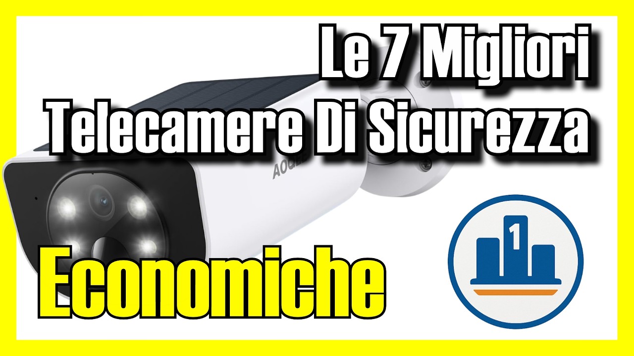 📷 Le 7 MIGLIORI Telecamere Di Sicurezza Wi-Fi ECONOMICHE su Amazon [2026] ✅ [Q/P] casa