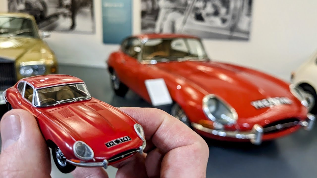 Сборка Jaguar E-type в масштабе 1/43 — стартовый набор Airfix