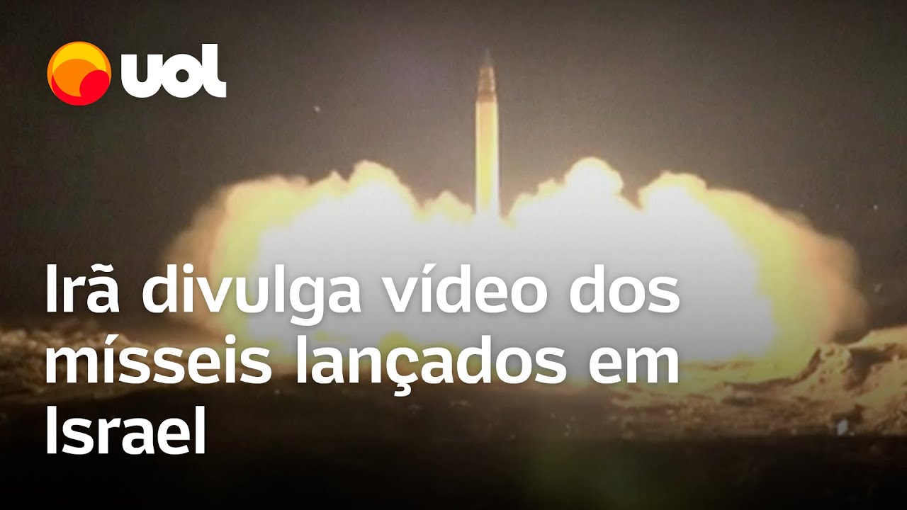 V&iacute;deo divulgado pelo Ir&atilde; mostra m&iacute;sseis lan&ccedil;ados em ataque a Israel; veja